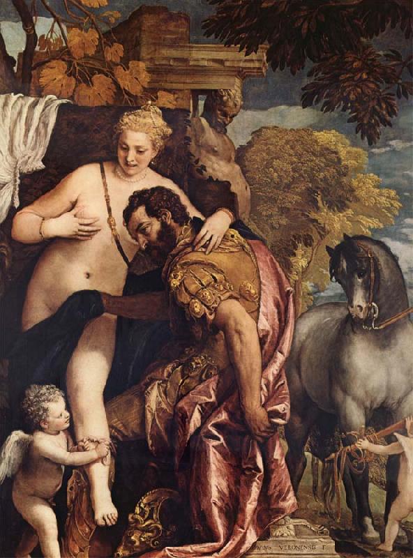 Paolo  Veronese Mars and Venus United by Love oil painting picture